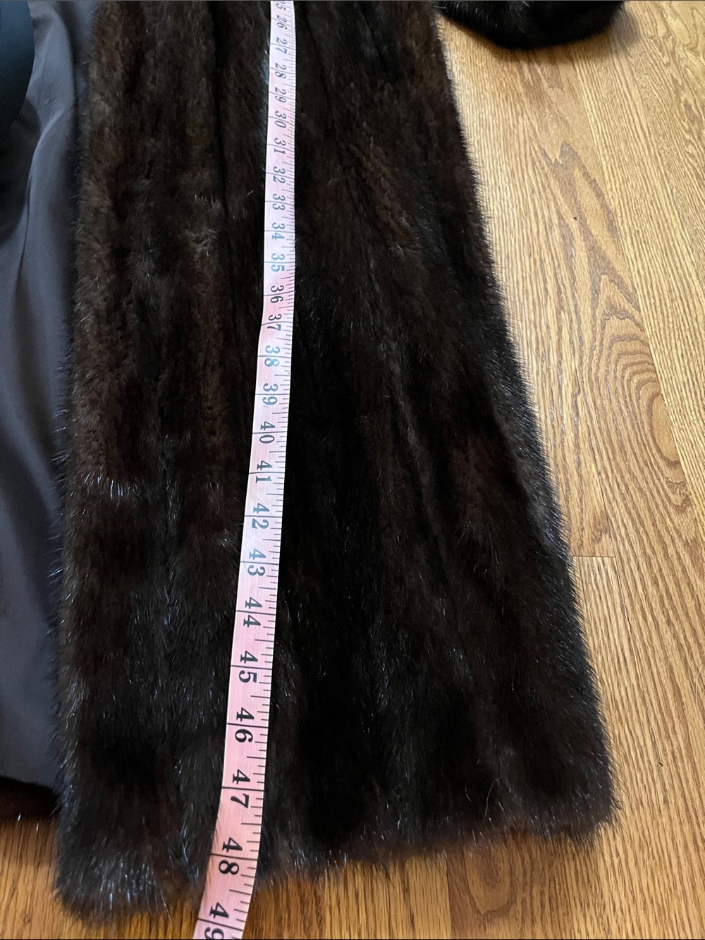 Gorgeous full length mink fur coat from Evans furs - Picture 7 of 13